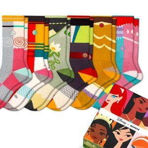 Adult Disney Princess 6-Pack Gift Box — Size: L (US Shoe Size 9½-13) — Unopened